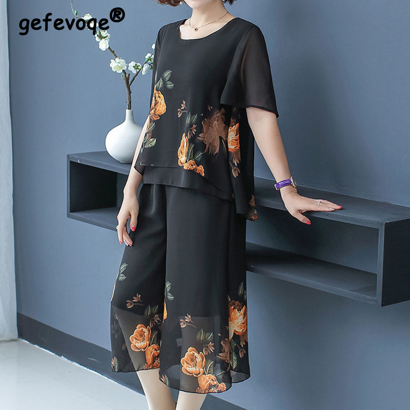 Vintage Fashion In 2025 - Set Pendek Renda Motif Bunga Fashion