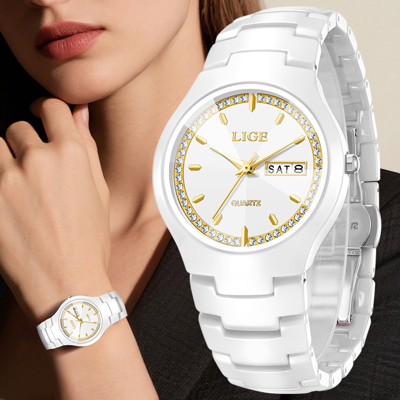 Vintage Fashion Complete - Jam Tangan Keramik LIGE Jam Tangan