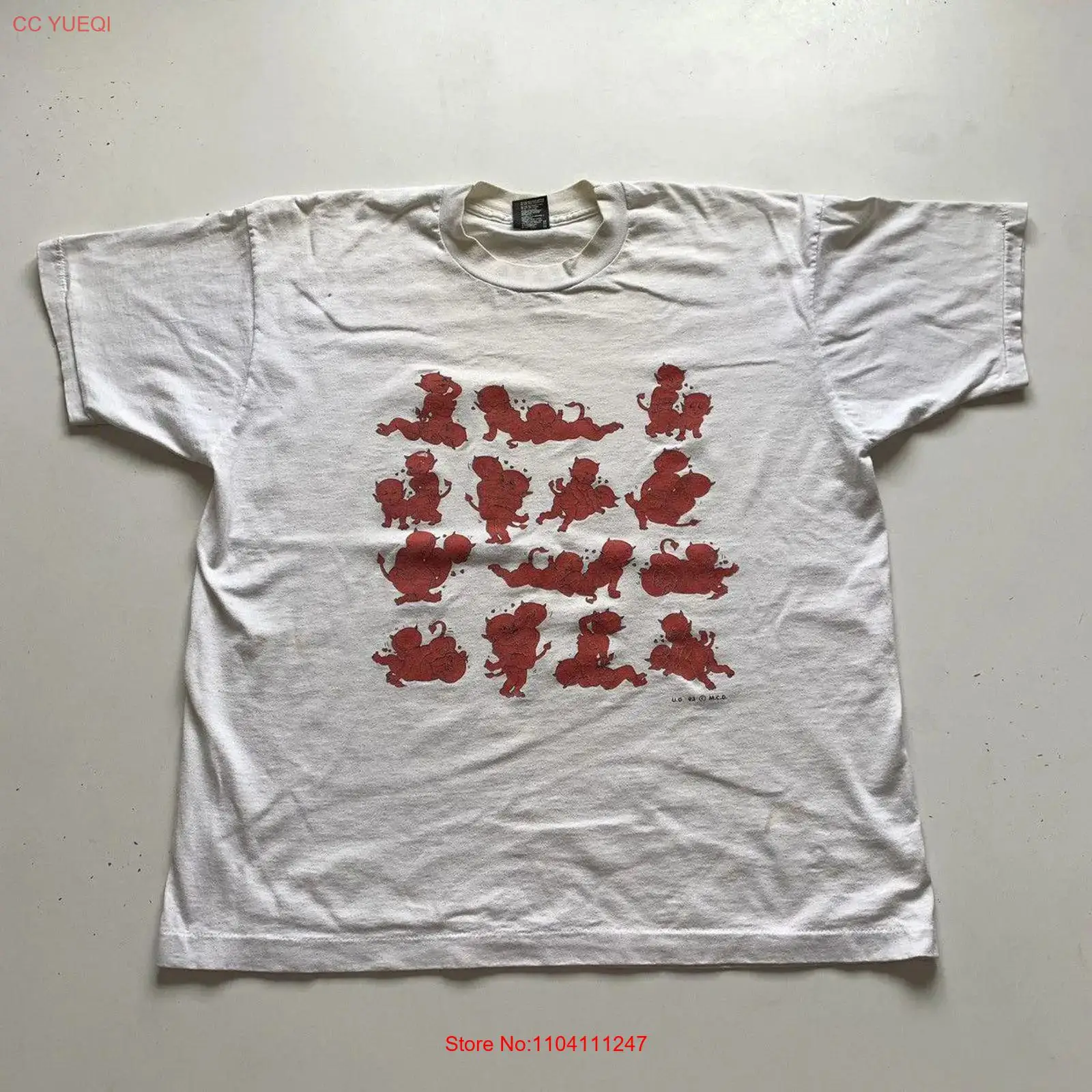 Vintage Fashion Victim Shirt - Kaos Vintage 1990-an Devil Sex Funny