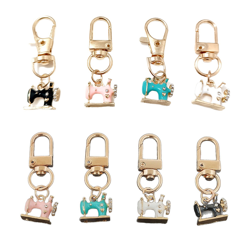 Vintage Fashion Meaning - 4pcs Gantungan Kunci Mesin Jahit Mini