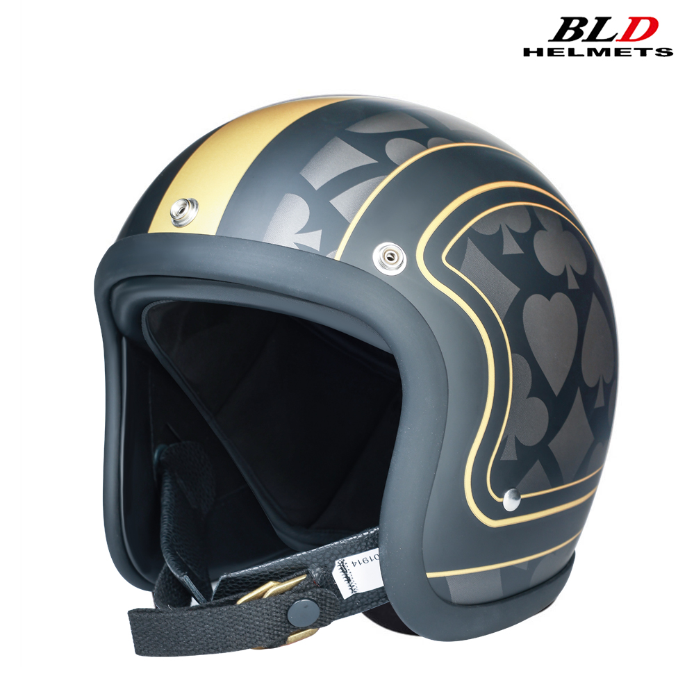 Vintage Fashion Korea - Helm Sepeda Motor Open Face Retro