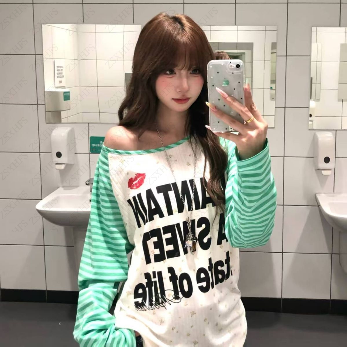 Vintage Fashion Korea - Kaos Pullover Harajuku Vintage Estetis Streetwear