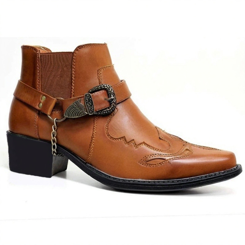 Vintage Fashion Boots - Sepatu Bot Koboi Pria Model Vintage