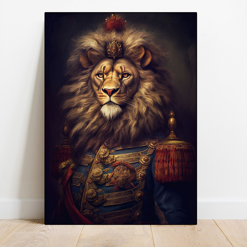 Serigala Singa Panther Ayam Ja - Vintage Fashion Wall Art ulasan dan harga