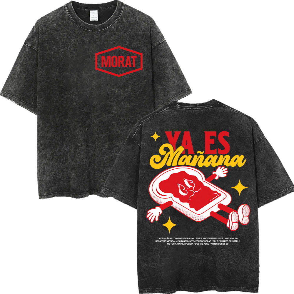 Kaos Cetak Vintage Washed Mora - Vintage Fashion World ulasan dan harga