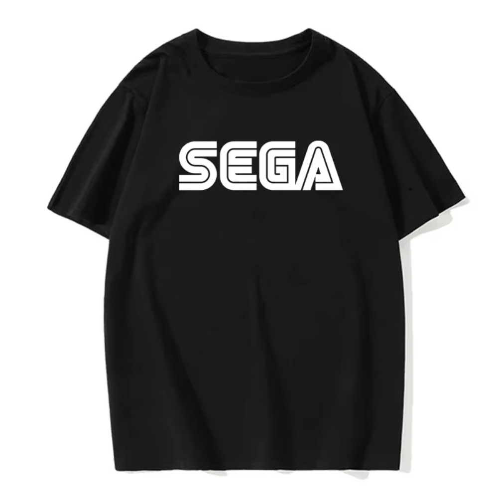 Kaus Pria Logo Sega Keluaran B - Vintage Fashion Korea ulasan dan harga