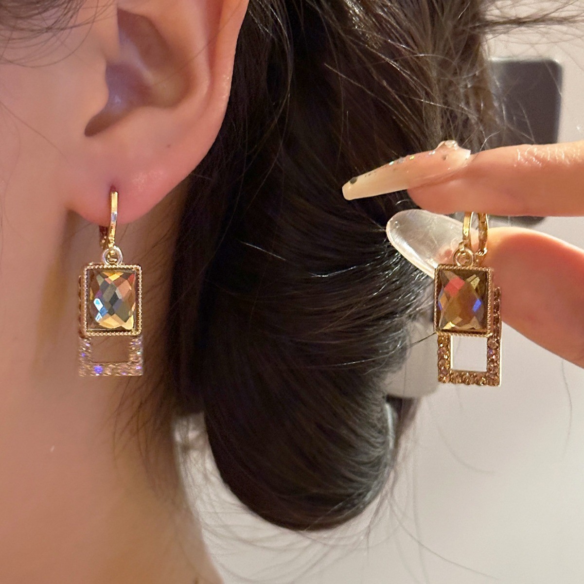 Anting-anting gantung zircon m - Vintage Fashion Trends 2026 ulasan dan harga