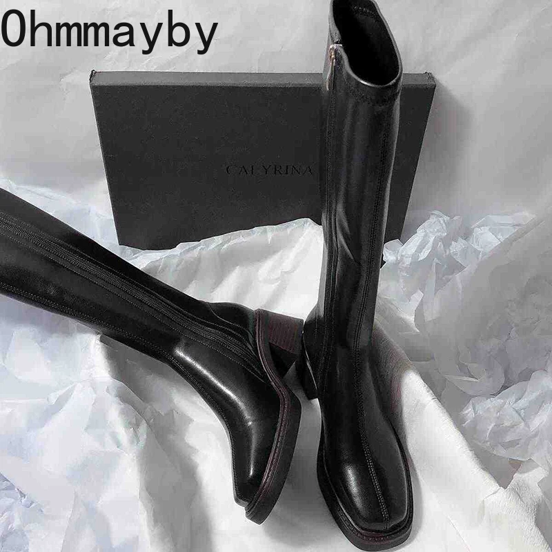 Sepatu bot hak tebal wanita, s - Vintage Style Women Fashion ulasan dan harga