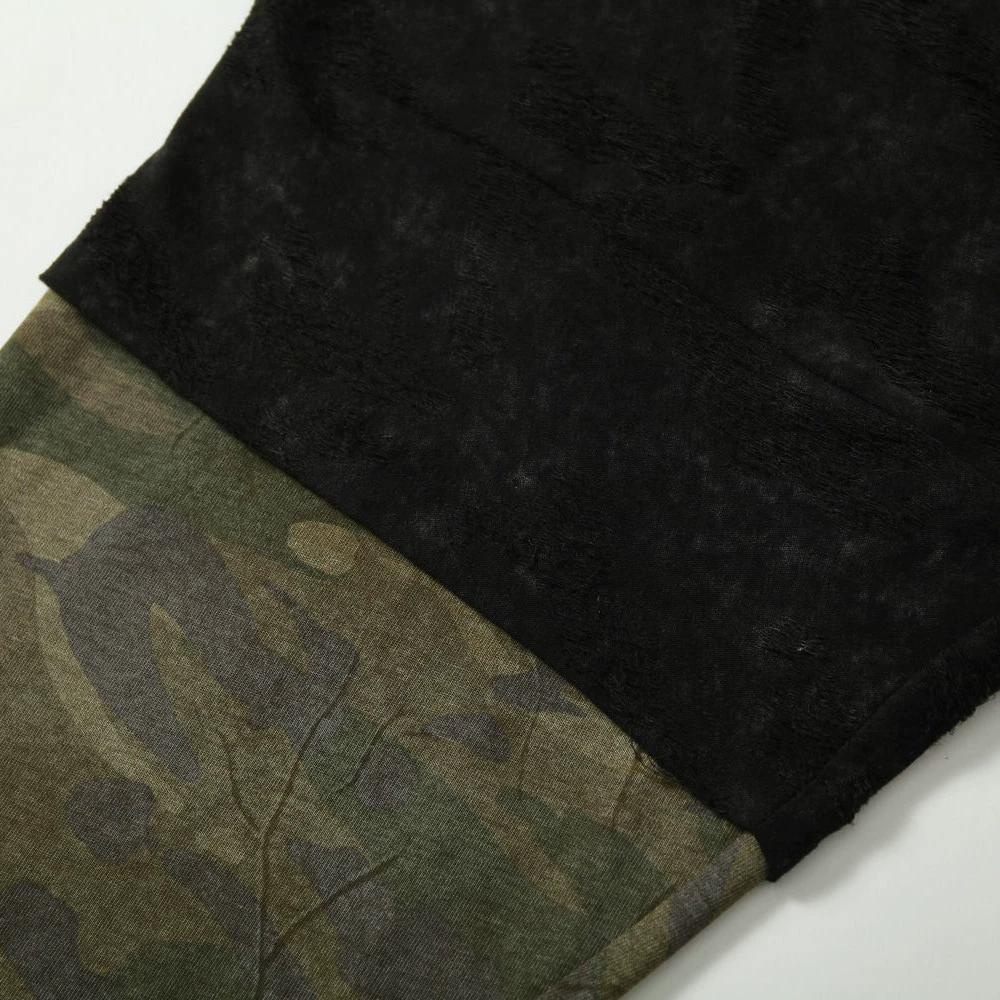 Kaos Lengan Panjang Kamuflase  - Tie Dye Shirt Vintage ulasan dan harga