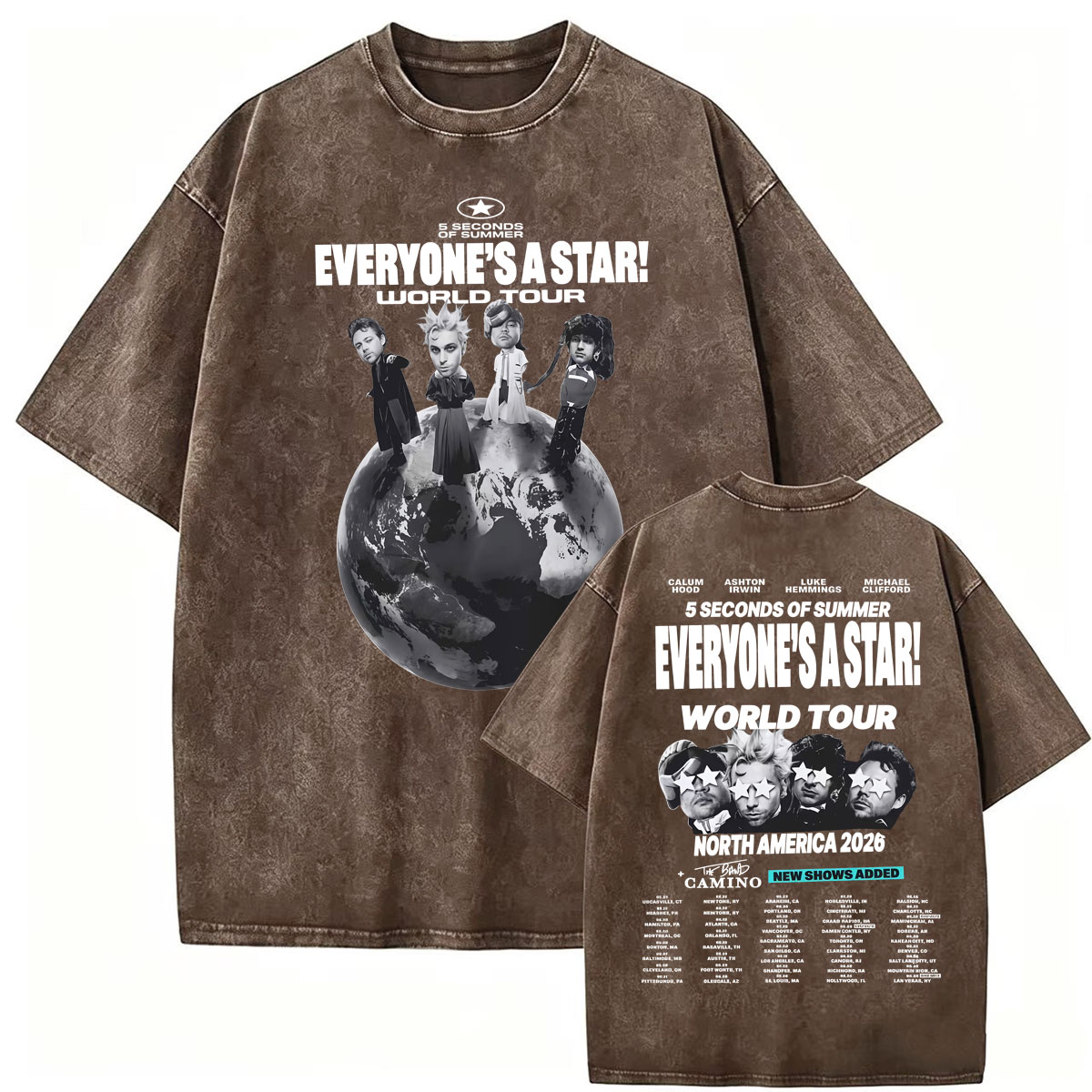 Kaos Konser Tur Dunia 2026 Vin - Vintage Fashion World ulasan dan harga