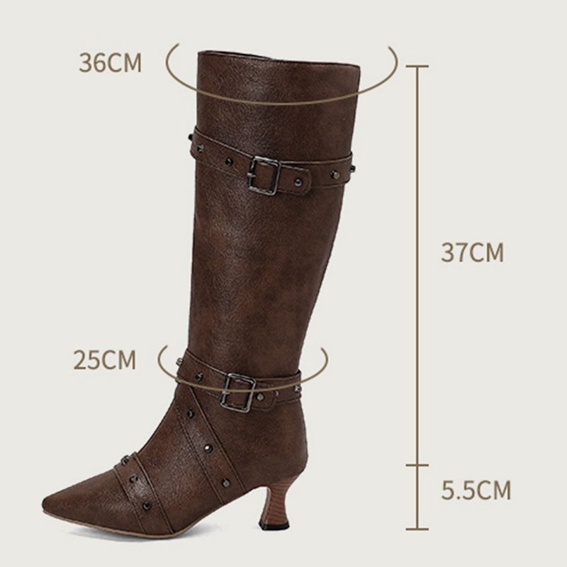 Girseaby Sepatu Bot Wanita Set - Vintage Style Women Fashion ulasan dan harga