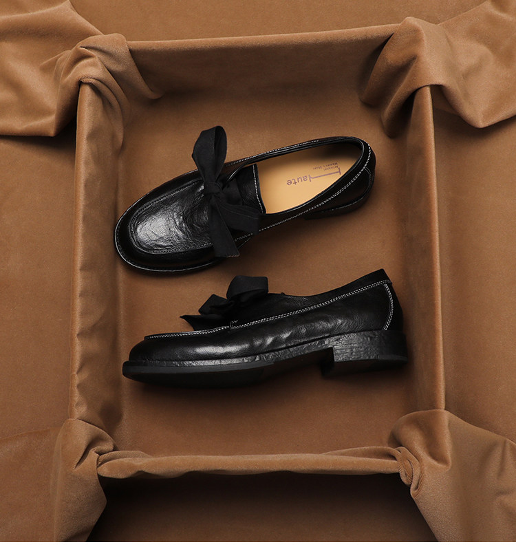KOTAK SEPATU ‌ Sepatu Loafer G - Vintage Style Women Fashion ulasan dan harga
