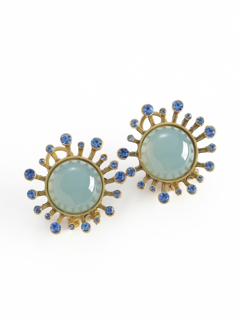 Anting Batu Agate Hijau Vintag - Vintage Fashion Trends 2026 ulasan dan harga