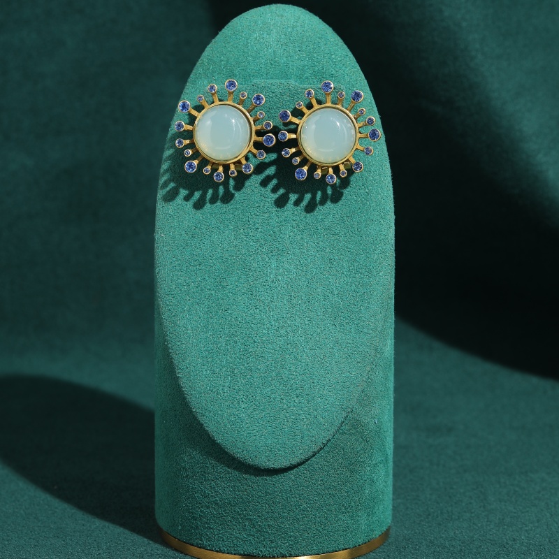 Anting Batu Agate Hijau Vintag - Vintage Fashion Trends 2026 ulasan dan harga
