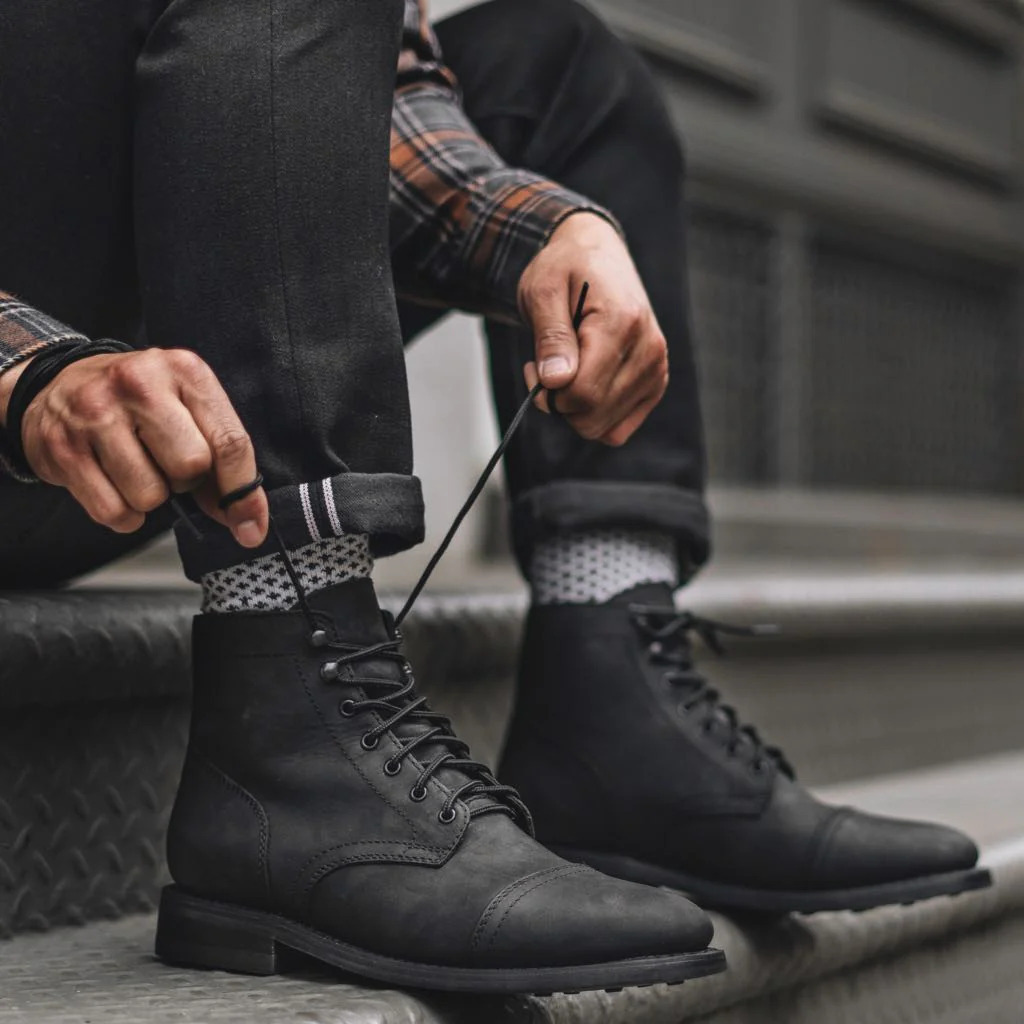 Sepatu Boots Pria Model Cap-To - Vintage Style Women Fashion ulasan dan harga