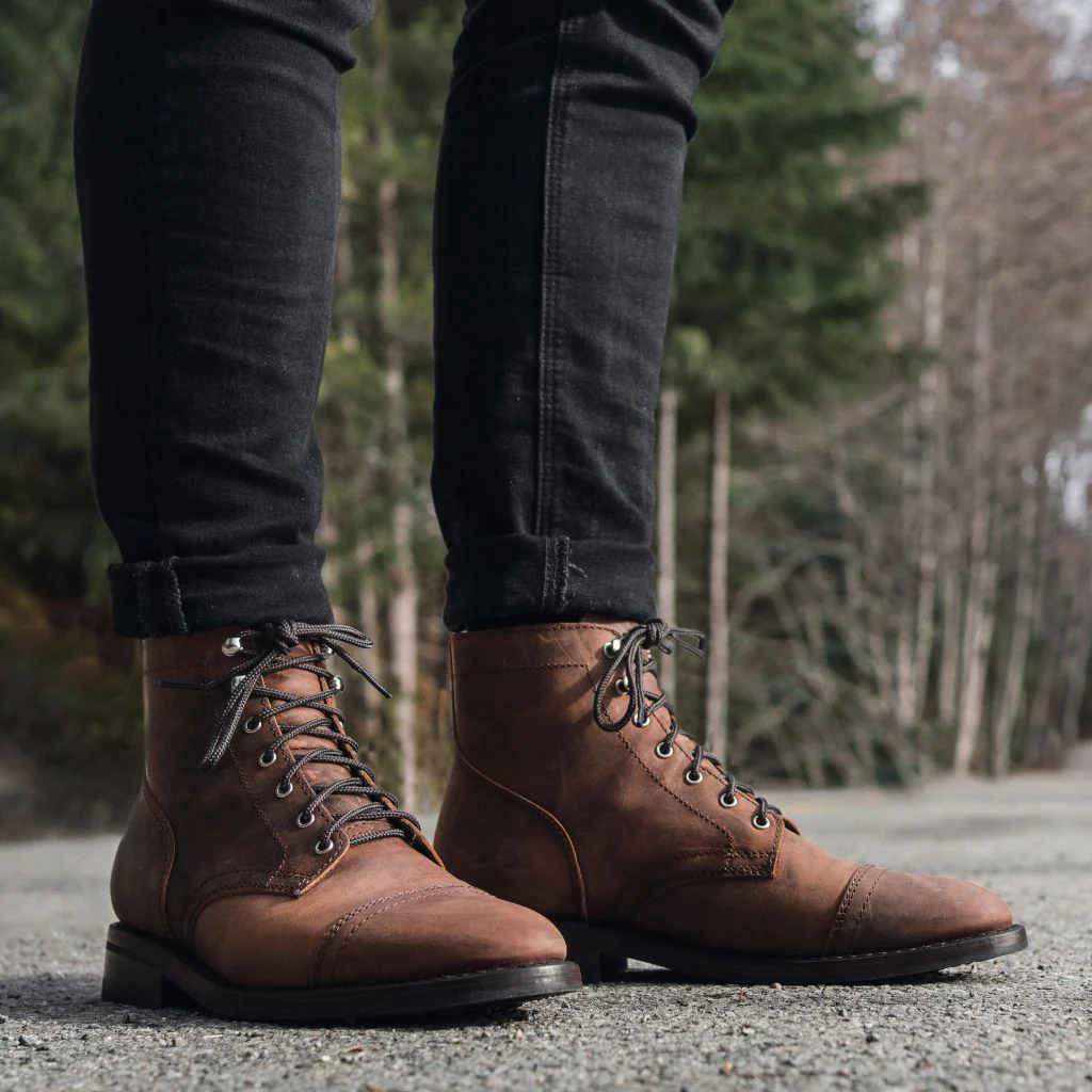 Sepatu Boots Pria Model Cap-To - Vintage Style Women Fashion ulasan dan harga