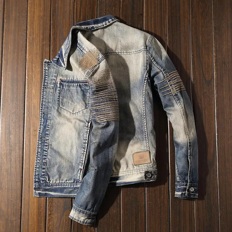 Jaket Koboi Pria Musim Gugur K - Vintage Fashion Korea ulasan dan harga