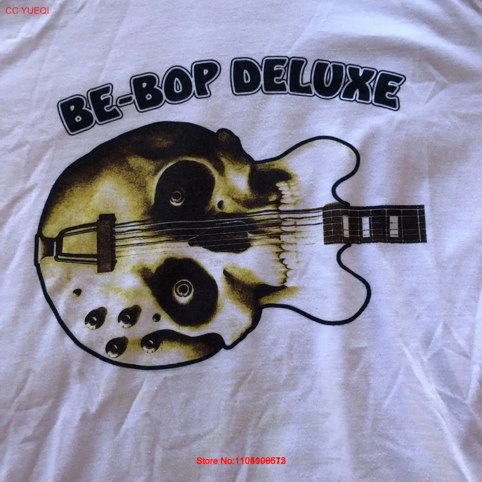 Kaos Be Bop Deluxe Putih Mediu - Vintage Fashion Victim Shirt ulasan dan harga