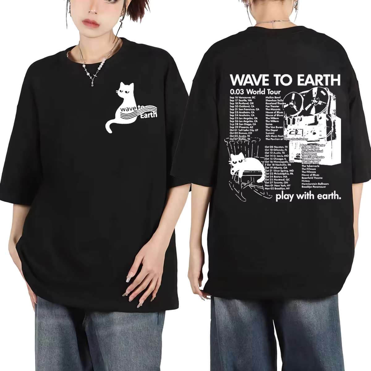 Kaus Tur Dunia Wave To Earth 0 - Vintage Fashion World ulasan dan harga