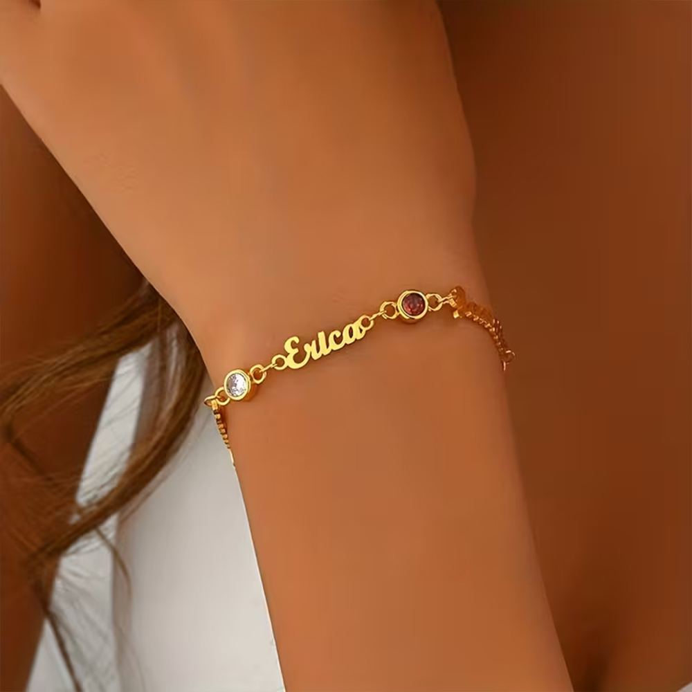 Gelang Batu Kelahiran dengan N - Vintage Fashion Meaning ulasan dan harga