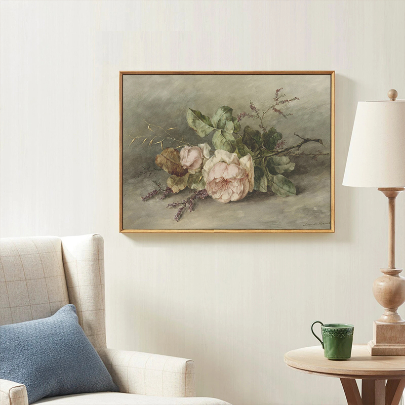 1 Buah Lukisan Kanvas Tanpa Bi - Vintage Fashion Wall Art ulasan dan harga