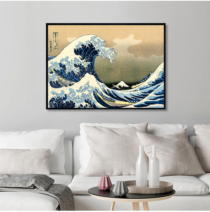 1 Buah Tanpa Bingkai Gelombang - Vintage Fashion Wall Art ulasan dan harga