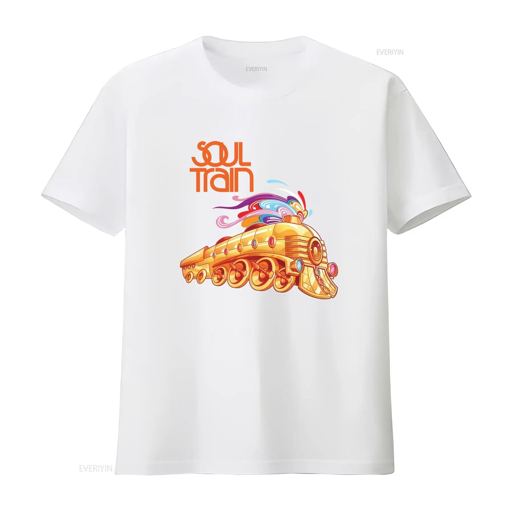 Kaos Cotton S 5XL Soul Train M - Vintage Fashion Show ulasan dan harga