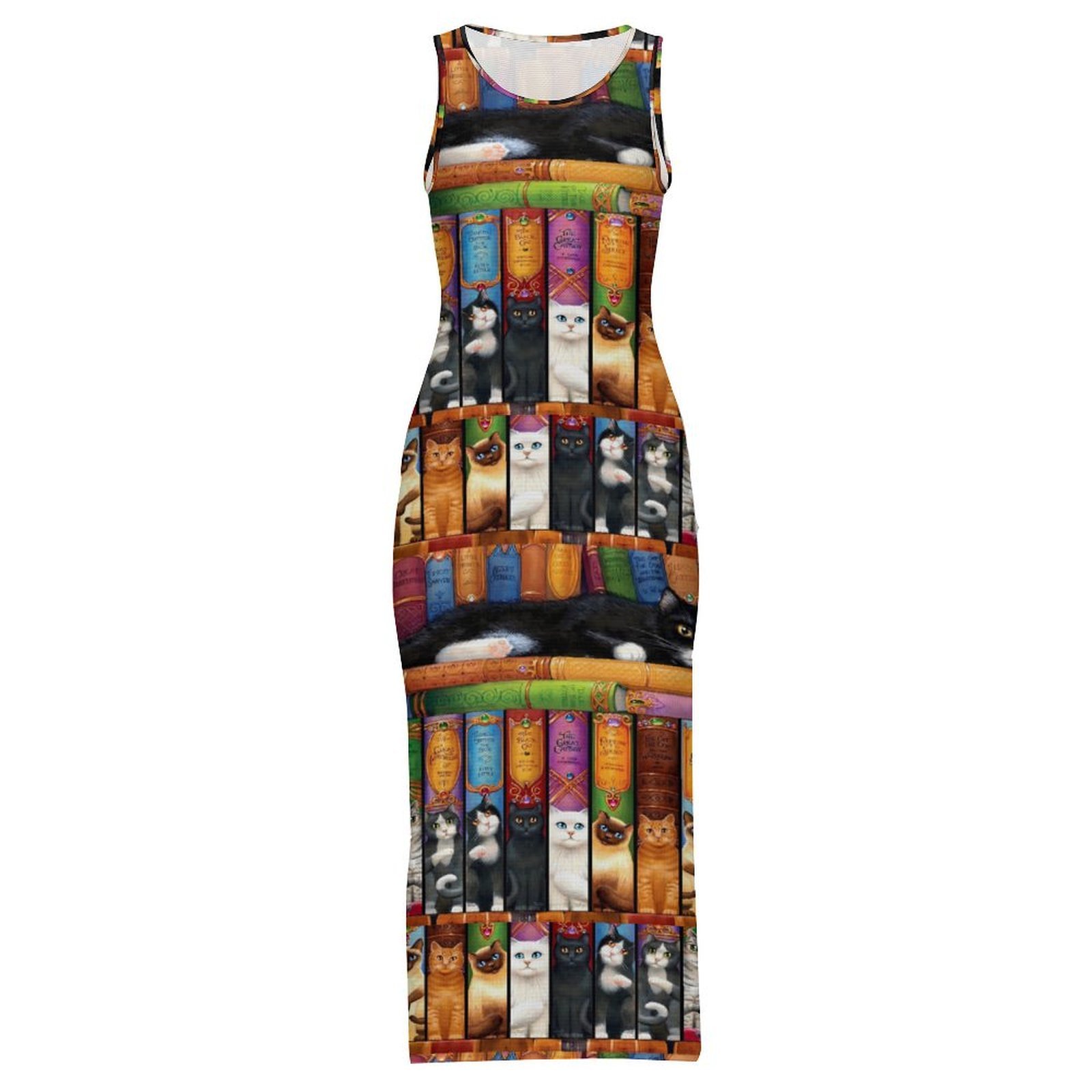 Gaun Bodycon Bertema Kucing da - Vintage Fashion Library ulasan dan harga