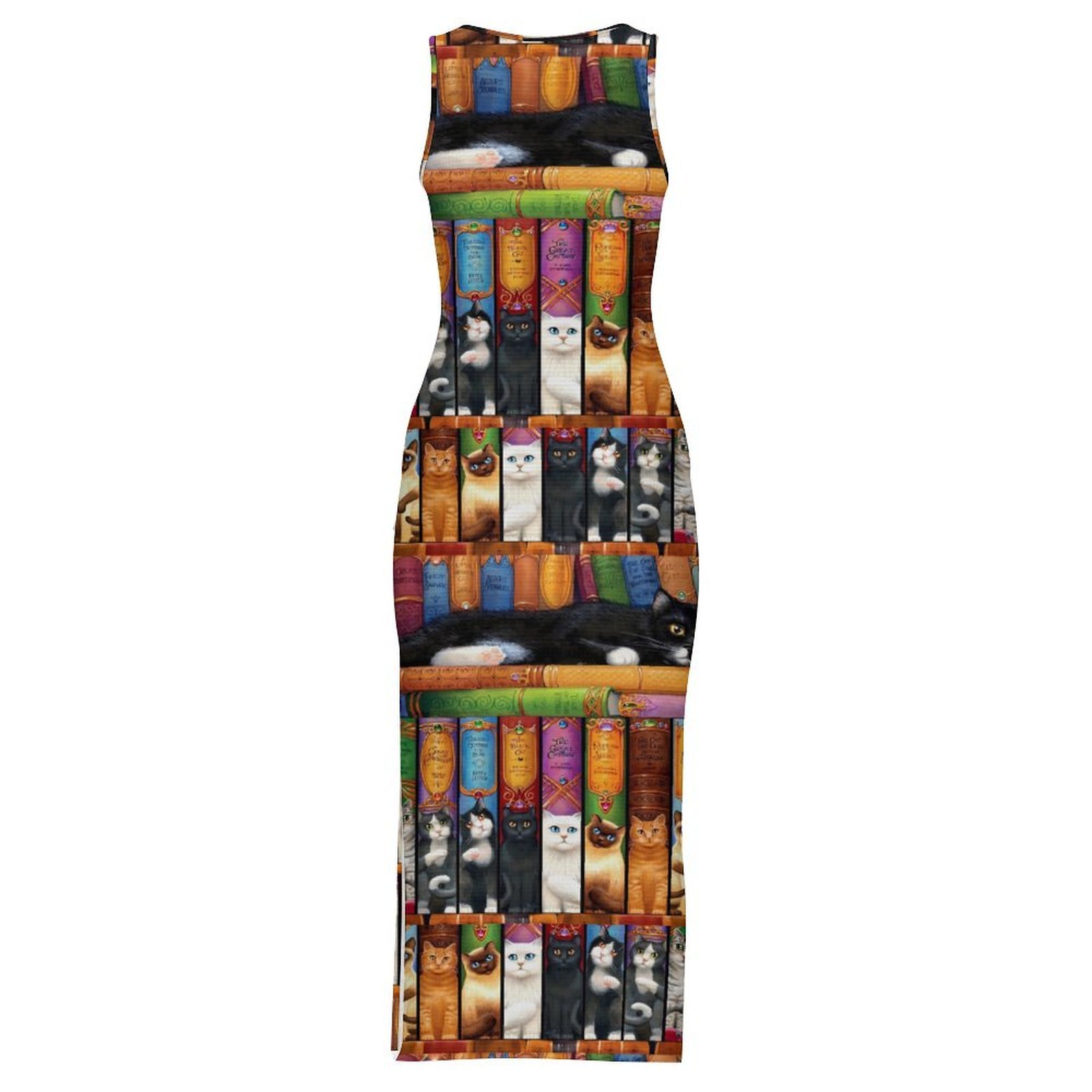 Gaun Bodycon Bertema Kucing da - Vintage Fashion Library ulasan dan harga
