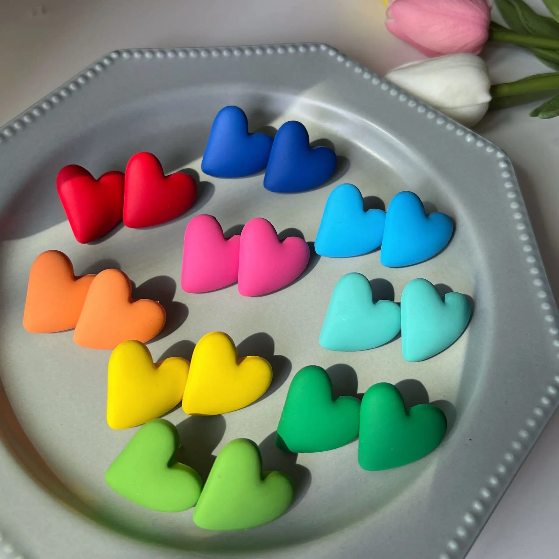 Anting Tusuk Akrilik Warna-war - Vintage Fashion Trends 2026 ulasan dan harga
