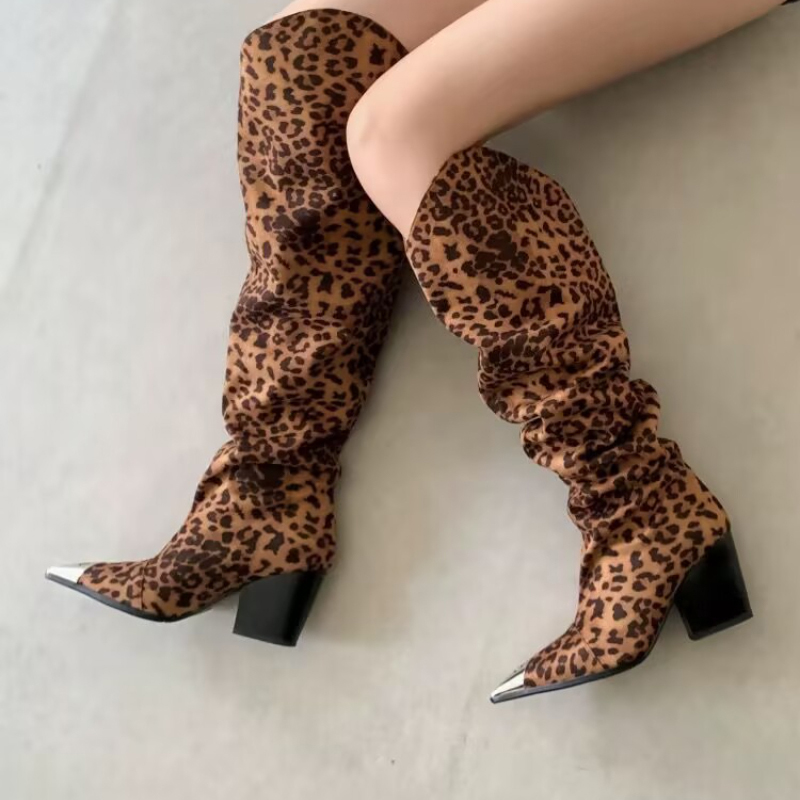 Sepatu bot berlipit bergaya vi - Vintage Fashion Boots ulasan dan harga
