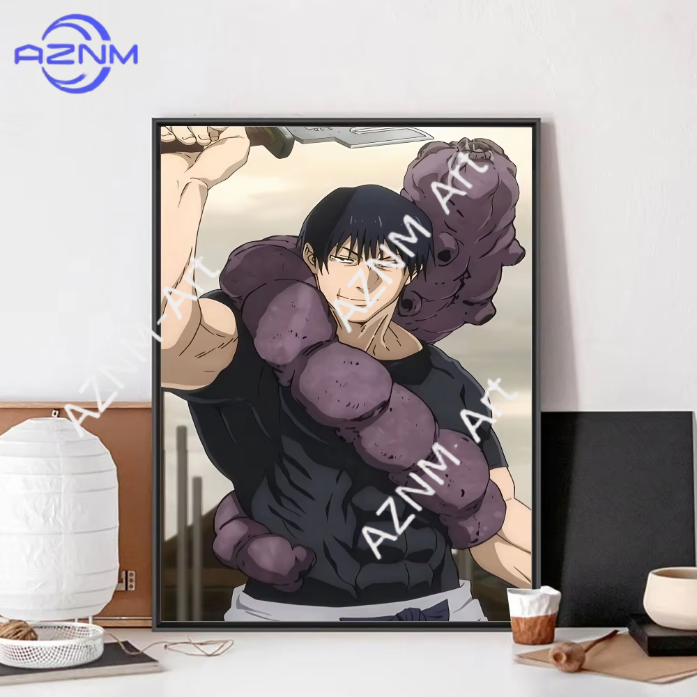 1 Buah, Poster Jujitsu Kaisen  - Vintage Fashion Wall Art ulasan dan harga