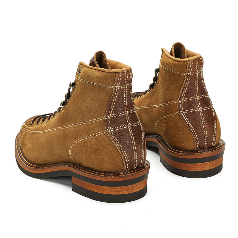 Sepatu Boots Kulit Asli Pria V - Vintage Fashion Boots ulasan dan harga